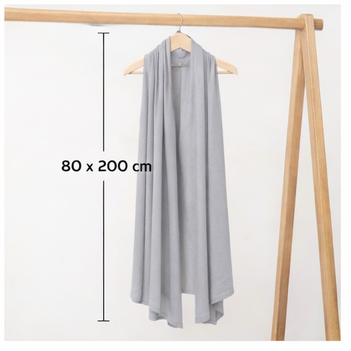 JERSEY SCHAL GRAU