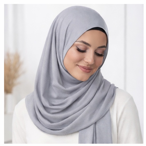 JERSEY SCHAL GRAU