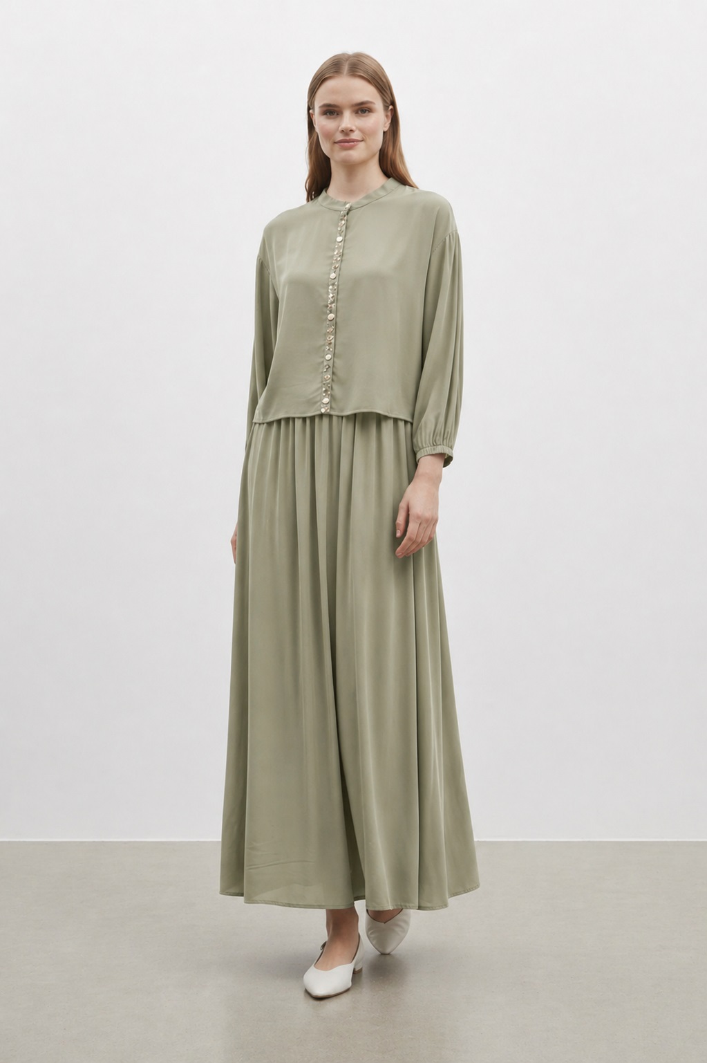 2-TEILIGES DAMEN SET – OLIVE GRÜN