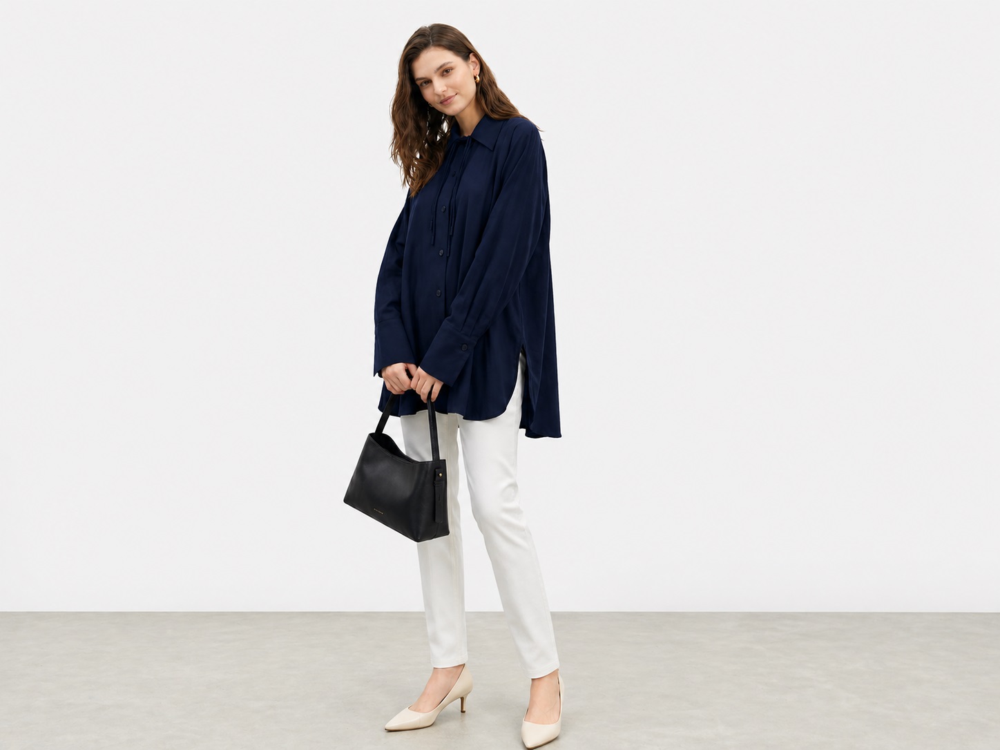 DAMEN TUNIKA NAVY BLAU