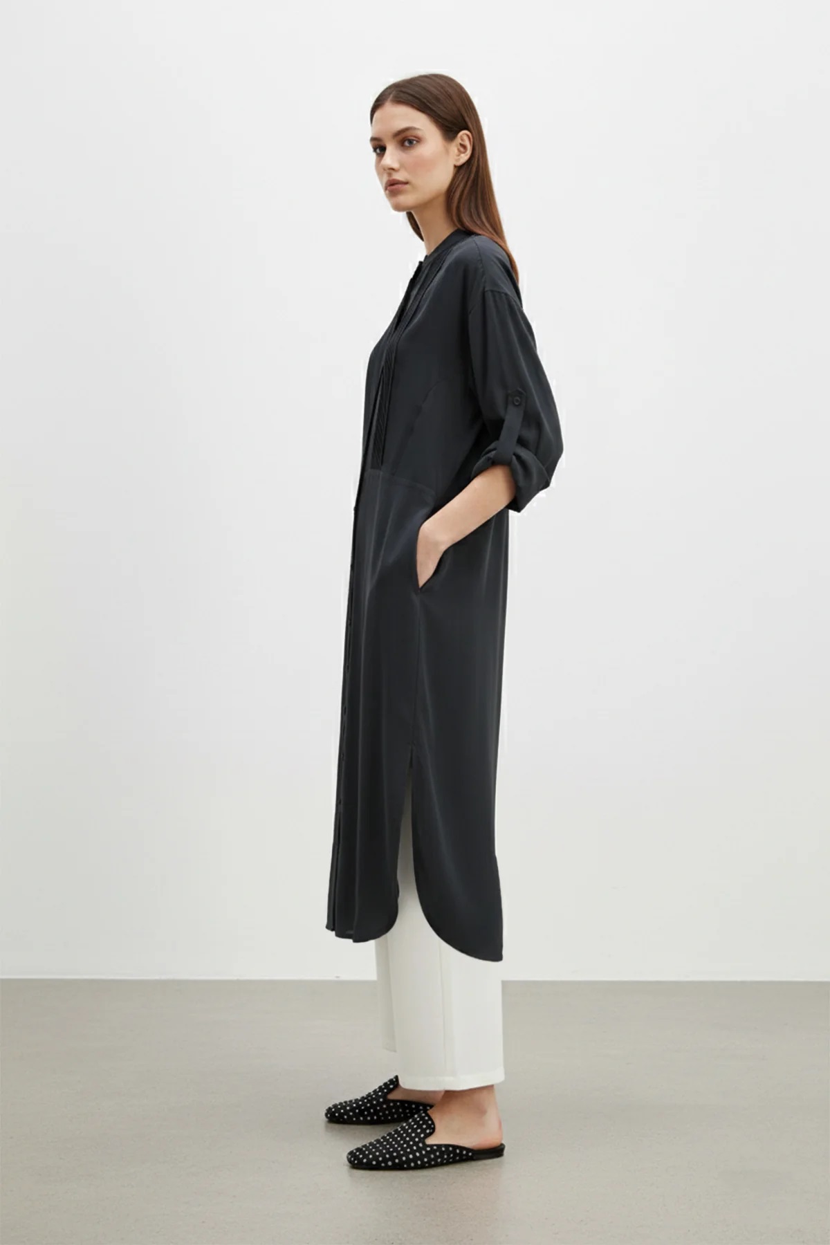 LANGE TUNIKA DAMEN SCHWARZ