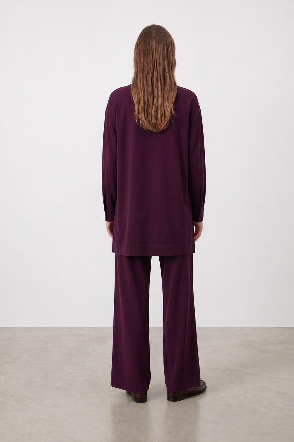 DAMEN TUNIKA-HOSEN SET – LILA