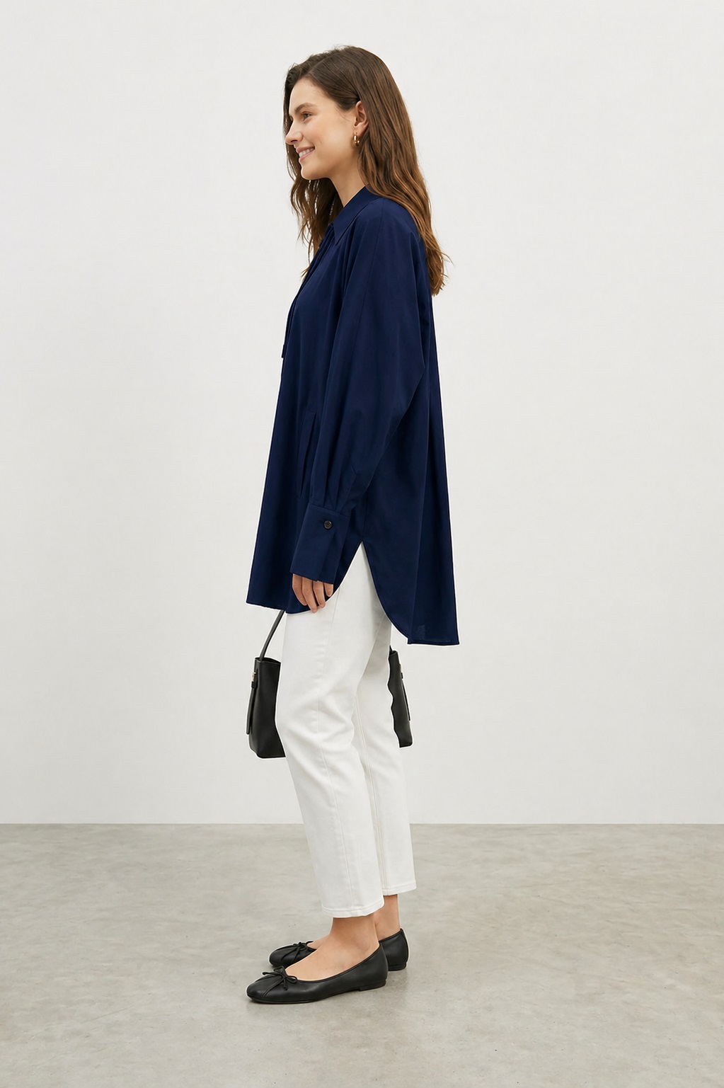 DAMEN TUNIKA NAVY BLAU